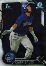 2016 Bowman Chrome Prospects #BCP58 - Omar Carrizales - Colorado Rockies 16-133