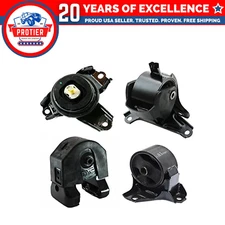 Fits 2009-2010 Hyundai Sonata 2.4L w/MANUAL Motor & Trans Mount Set 4PCS :
