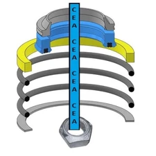 7135559 Lift Angle Blade Cyl Seal Kit Fit Bobcat 6816537 E35 S175 S185 S205 430
