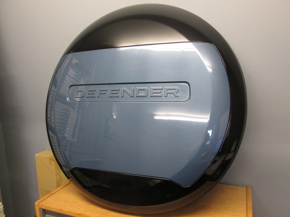 2020 LAND ROVER DEFENDER SPARE WHEEL COVER REAR MOUNTED BLUE GENUINE
