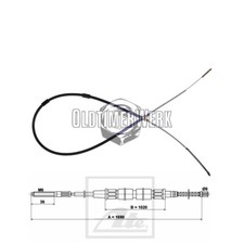 ATE Handbremsseil für Golf 1 &Co OE Ref. 171609721C