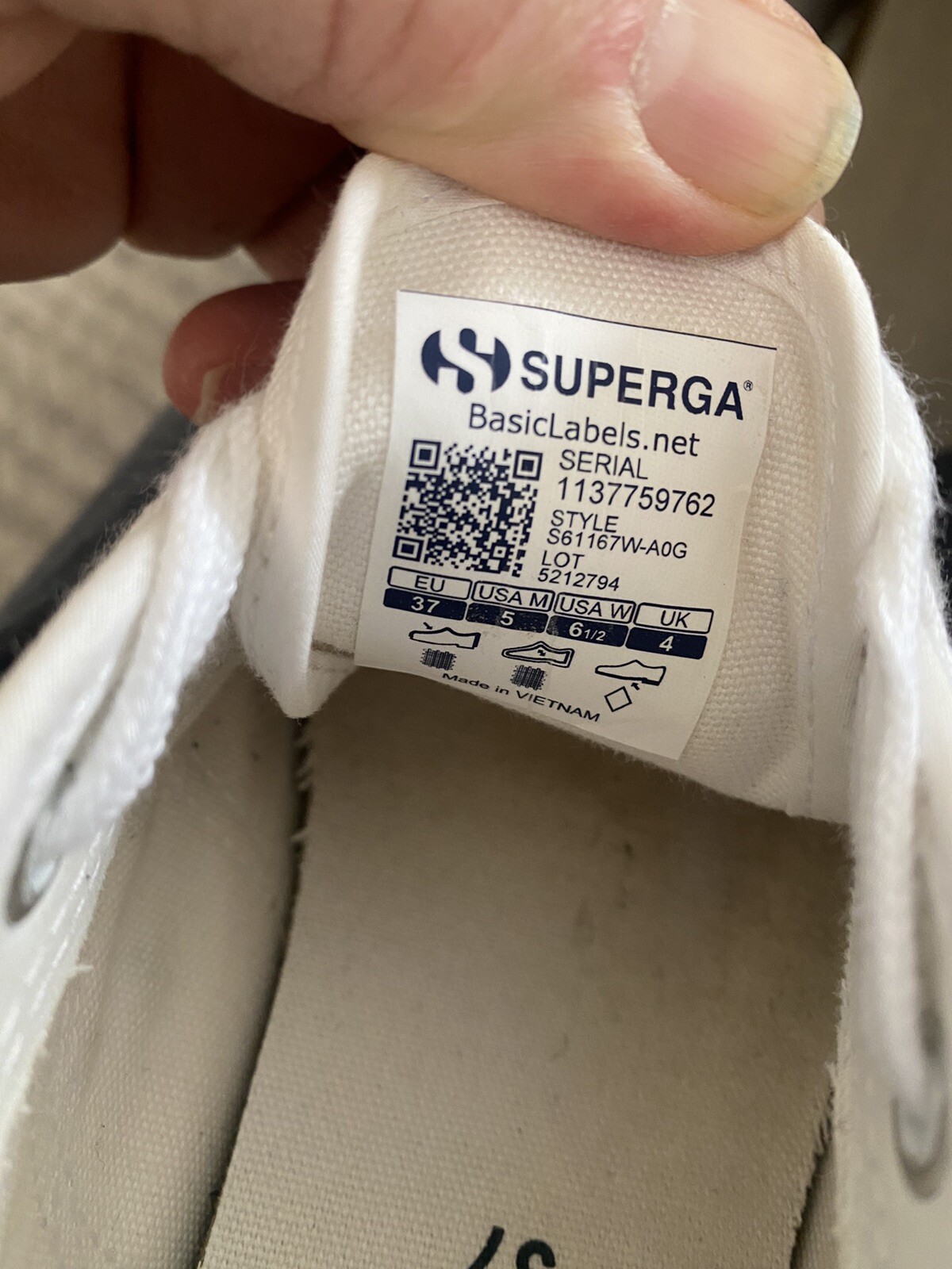 SUPERGA STACK STAR Nappa Embroidered SNEAKERS siz… - image 4