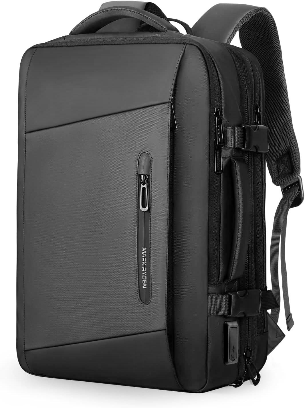 45L Flight Approved Carry On Backpack for Men with 17.3 Inch Laptop Compartment  -image