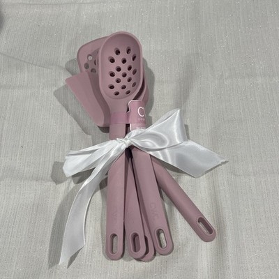  CWC 5PC Set Kitchen Utensils Plastic Silicone Durable Cook With Color