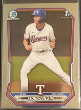 Topps 2025 Bowman Chrome 1st Bowman Chrome Rookie Seong-Jun Kim Rangers #BCP-45