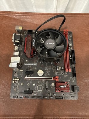 MSI B350m Gaming Pro Motherboard w/  AMD Ryzen 1300X CPU & AMD Wraith CPU Cooler
