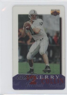1996 Clear Assets Phone Cards $2 Kerry Collins #21 0a1