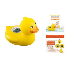 Toddler Bath Safety Monitor - Classic Duck Bath Thermometer with Alarm and Timer