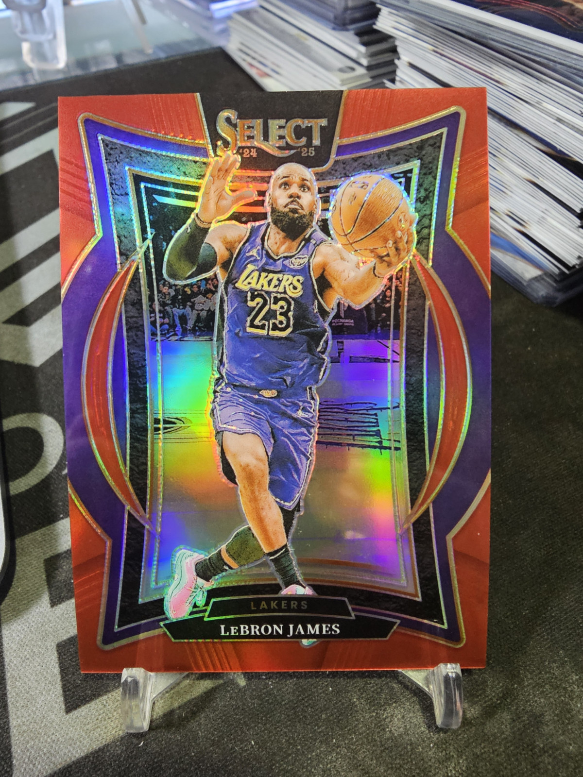 2024-25 Panini Select LeBron James Concourse #54 Red 146/199!