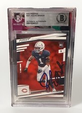 Jaquan Brisker signed Chicago Bears 2022 Prestige RC Card Beckett 00019288321