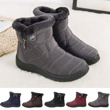 Donna Basic Scarponcini impermeabili Da trekking Scarpe basse Con Zipper