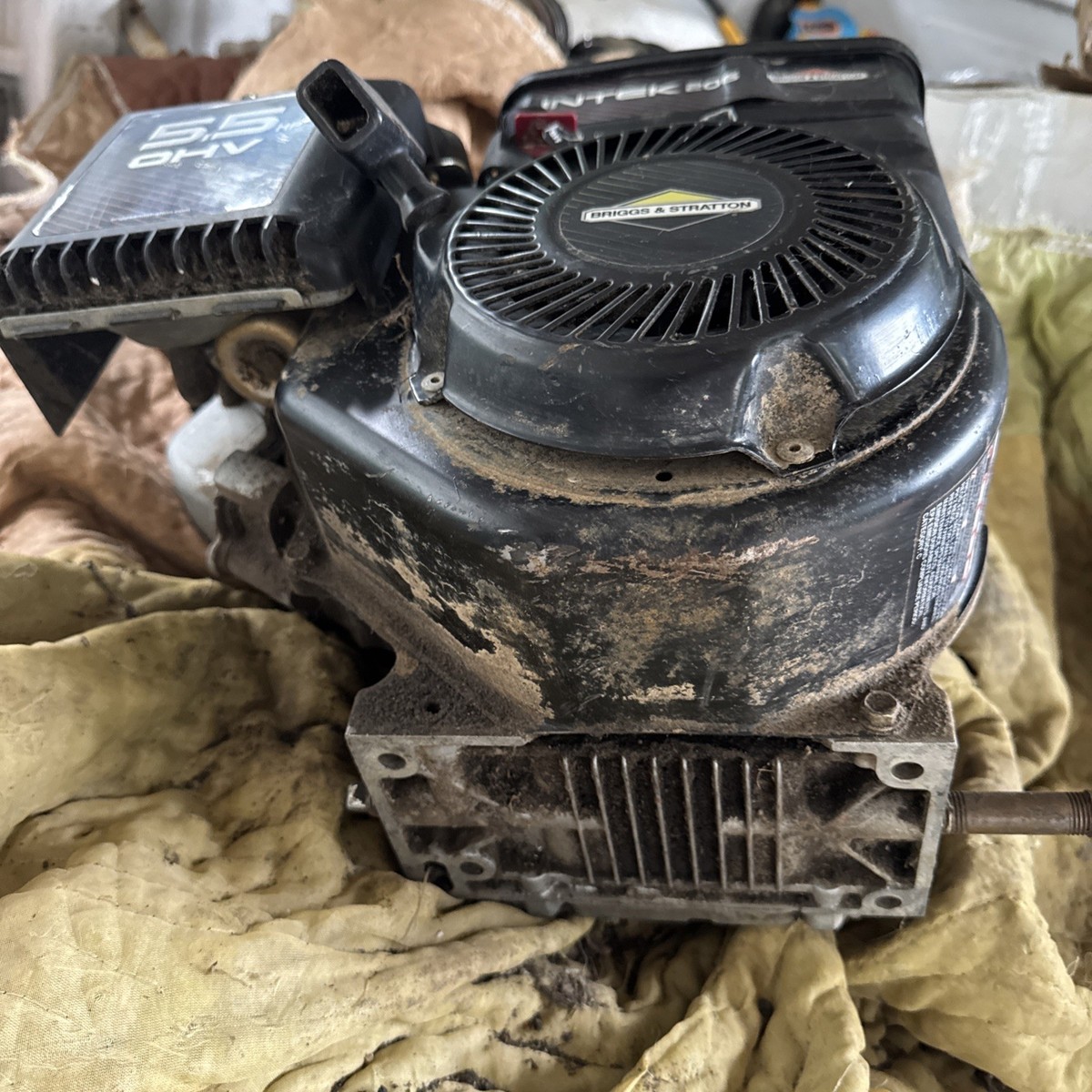 VINTAGE BRIGGS & STRATTON 5.5 Ohv Gas ENGINE Minibike Go Cart