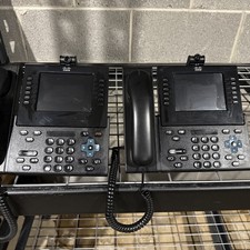 Cisco CP-9971-C-K9 VoIP IP Phone w Stand, Camera Handset / NO POWER ADAPTER
