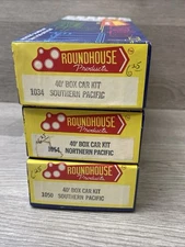 Roundhouse Products Ho Gauge Box Cars Lot Of 3