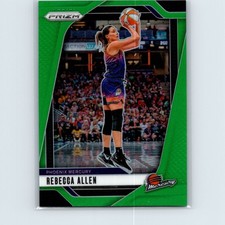 2024 Panini Prizm WNBA Rebecca Allen #124 Green Prizm Phoenix Mercury