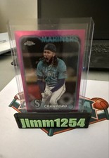 2024 Topps Chrome - J.P. Crawford #14 Pink Refractor