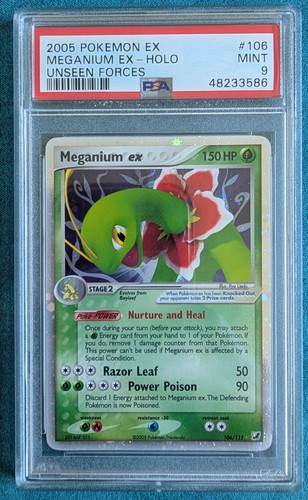 Meganium ex graded PSA 9 for sale on eBay