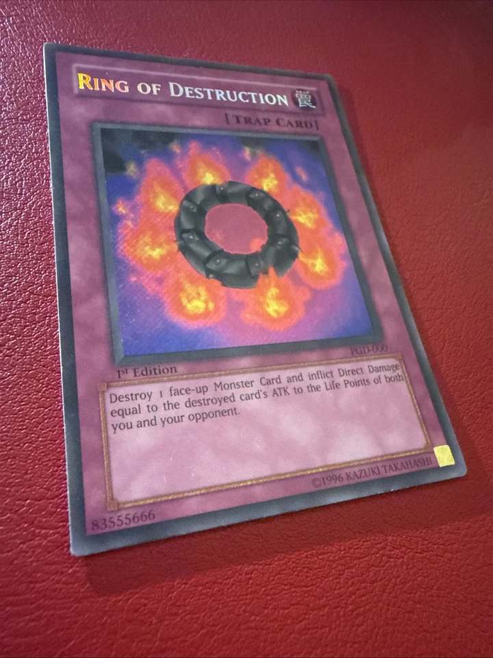 Yu-Gi-Oh! - Ring of Destruction - PGD-000 - 1st Edition - MP - VINTAGE - Image 3 of 4
