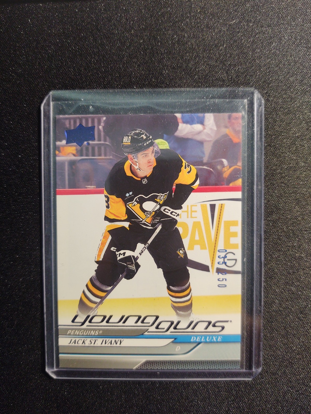 2024-25 Upper Deck Series 1 Young Guns Deluxe #035/250 Jack St Ivany #234 RC