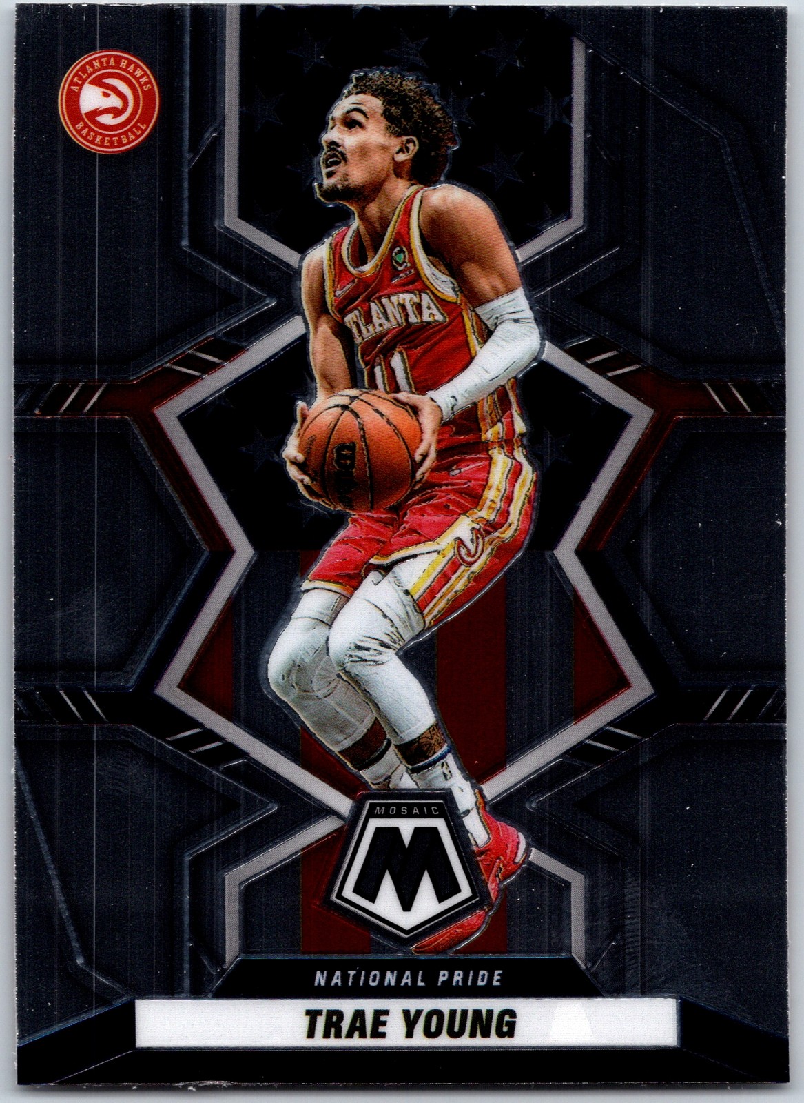 2021-22 Panini Mosaic #250 Trae Young