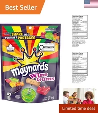 Maynard's Gourmet Wine Gums 315g - Delicious Tart Fruit Chews for Sharing