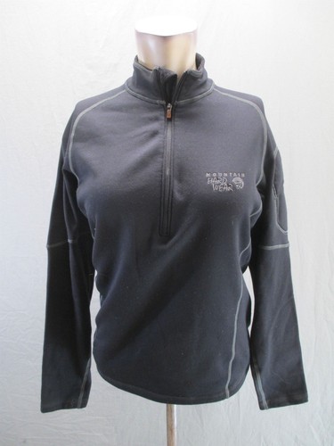 The North Face Taille S Homme Noir Polaire Coquille 1/2 Zip Extérieur Logo Pull Over 311 - Photo 1/9