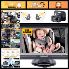HD 1080P Baby Car Camera - Rear Facing Monitor for Clear Image Safety