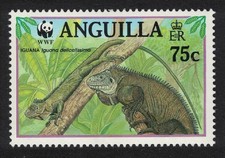 Anguilla WWF West Indian Iguana On branch 1997 MNH SG#1006 MI#990 Sc#968 c