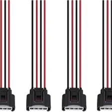 4 Packs Ignition Coil Female Connector Plug Harness Pigtail Compatible with Camr