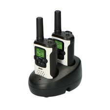 Alecto Lot de 2 Talkies-Walkies Rechargeables Portée 7 km avec Station de Charge