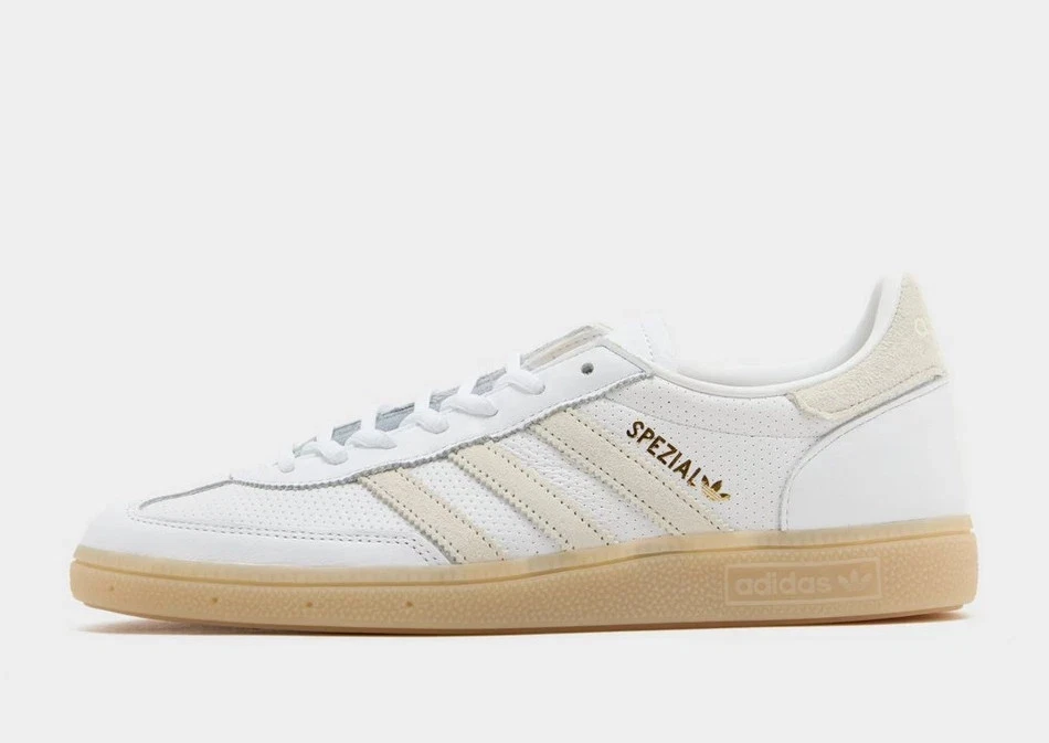 Adidas Men's Handball Spezial Leather in White Shoes