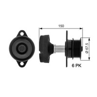 Generatorfreilauf Gates OAP7045 Drivealign™ FüR Ford