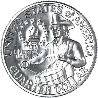 1976 S Washington 40% Silver Quarter Gem Cameo Proof Bicentennial
