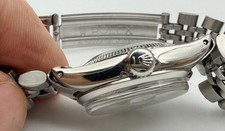 1966 ROLEX Oyster Perpetual Datejust Automatic 6519 cal 1160 Steel Original Dial 14