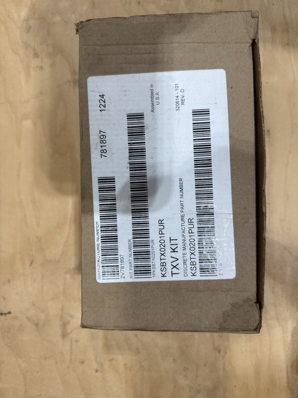 Danfoss KSBTX0201PUR TXV Expansion Valve Kit w/ Sensing Bulb Copper Brass