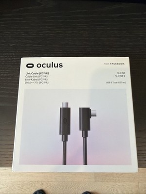 Official Oculus Link Cable 5m USB-C Quest 2 PC VR - NEW in Box Genuine Meta