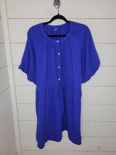 Old Navy XL royal blue cotton mini dress