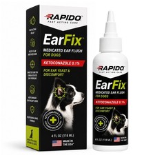 RAPIDO  EarFix Medicated Ear Flush for Dogs