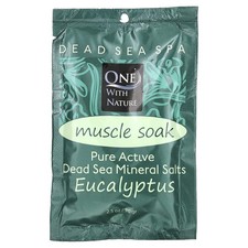 Dead Sea Spa, Mineral Salts, Muscle Soak, Eucalyptus, 2.5 oz 70 g 