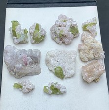 Tourmaline Specimen Crystal Max Lot 10 Piece ?