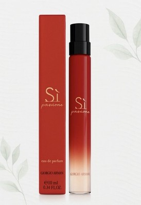 GIORGIO ARMANI ''Si Passione'' EDP Travel Size Spray 0.34 Fl oz/10mL NIB