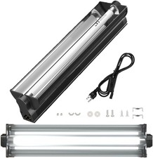 T5 UVB Reptile Light Fixture Combo Kit 12 Inch 8W UVA UVB Bulb for Desert