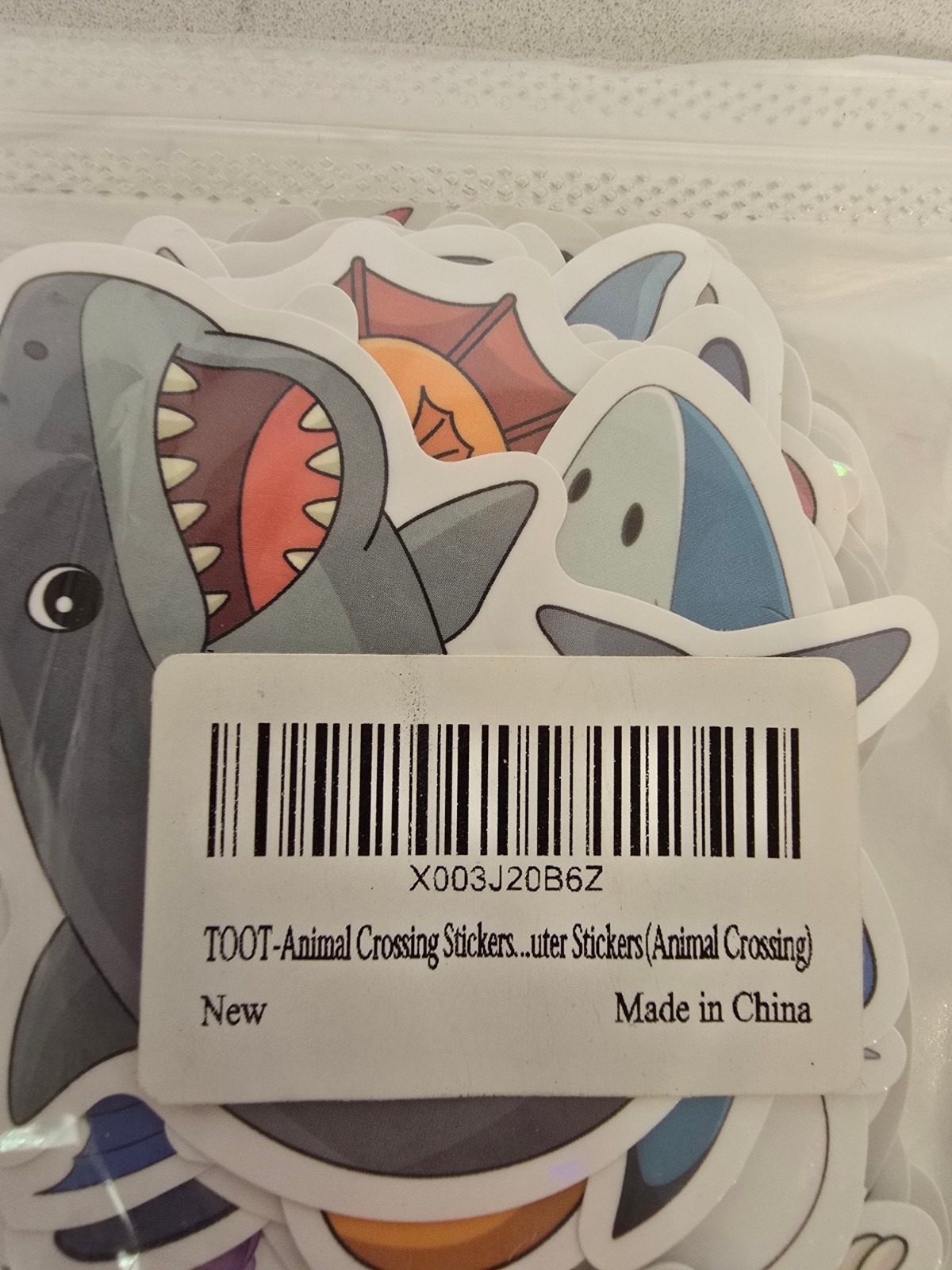 Tote Brand Animal Stickers, Pack of 100, Sea And Land Animals, Water Bottle NIP