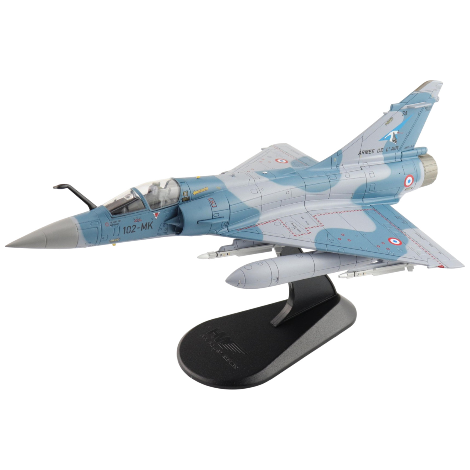 Dassault Mirage 2000-5 - 102-MK Diecast Metal Aircraft Model Plane Gift - 1/72