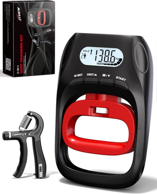 Grip Strength Tester Trainer Electronic Hand Dynamometer of 400Lbs/180Kg & Grip