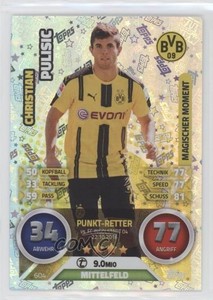 2016 Match Attax Extra Bundesliga Magischer Moment Christian Pulisic Rookie RC