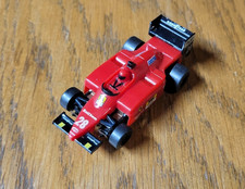 Aurora AFX Ferrari F1 28 Red HO Slot Car Turbo Chassis