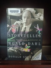 STORYTELLER: BIOGRAPHY OF ROALD DAHL_Donald Sturrock_HCDJ_1st Edn_Ex-library_VG