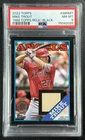 MIKE TROUT PSA 8 2023 TOPPS 1988 35TH ANNIVERSARY GU BAT RELIC BLACK 60/199