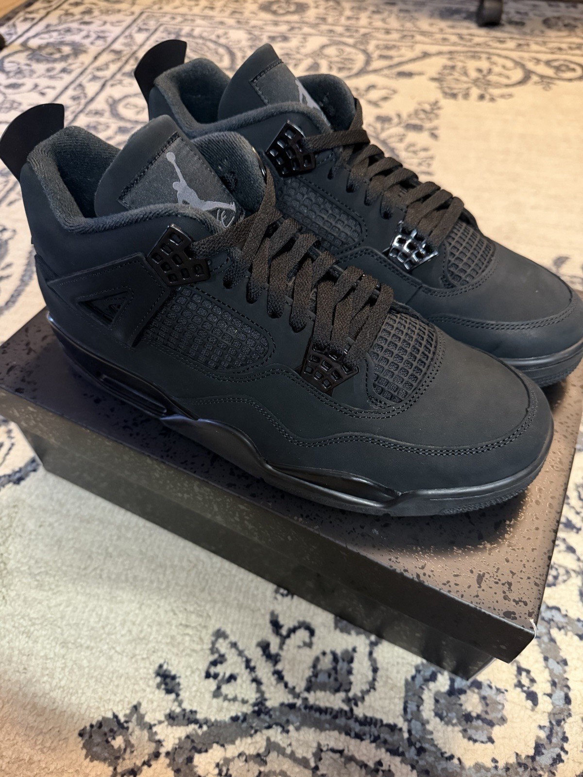 Nike Air Jordan IV 4 Retro Black Cat Men’s Size 12 Brand New In Box